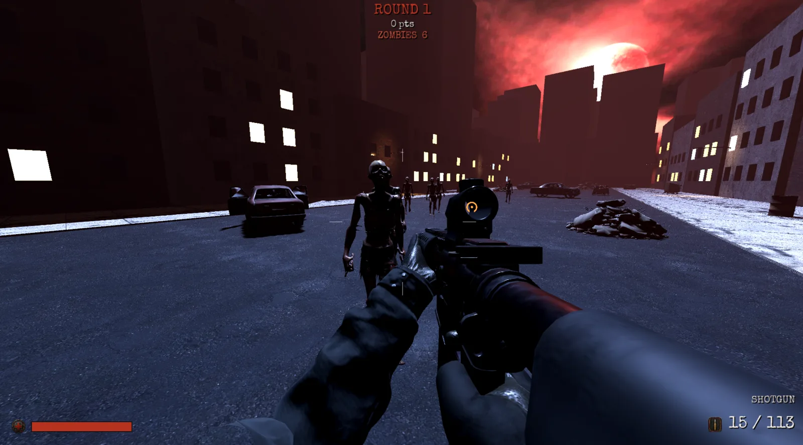 Dead Street: holding the line under a red moon